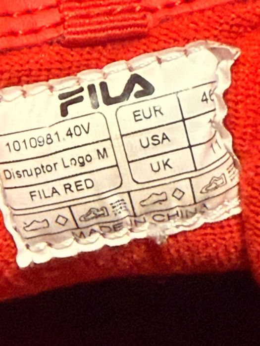 FILA Disruptor logo M