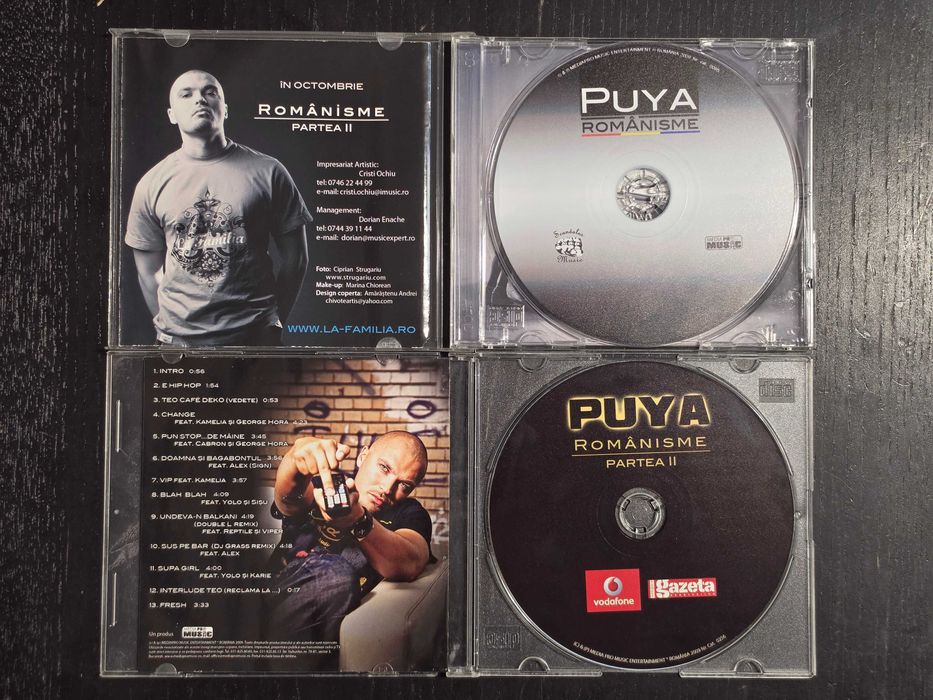 Set CD-uri audio Puya Romanisme Partea 1 si 2