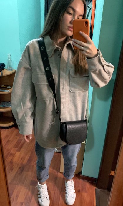 Теплая рубашка H&M