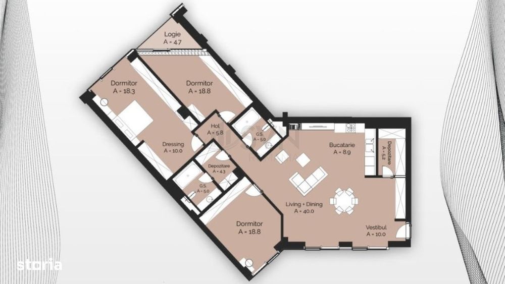 Apartament 4 Camere I Padurea Baneasa High End l Cortina — fotografia 3