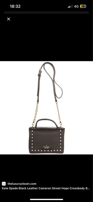 Kate Spade Cameron Street Hope – Geantă piele neagră, ca nouă