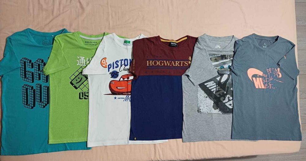 Нова цена. Детски блузи с къси ръкави 140-152.