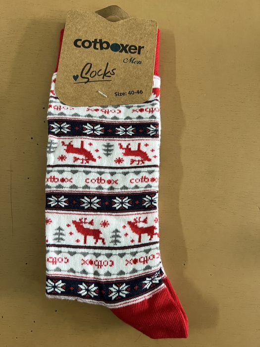Боксерки и чорапи коледни-M,L,XL,XXL