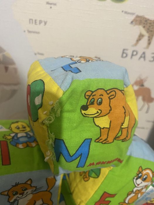 Мягкие кубики для детей