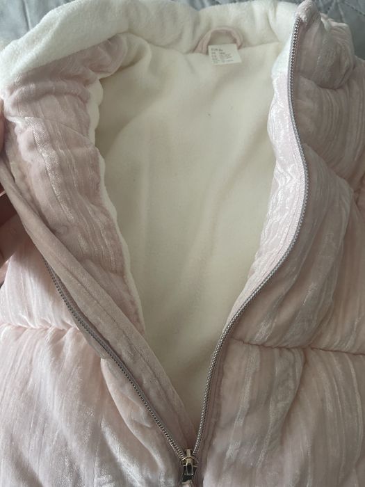 Детско велурено зимно яке H&M