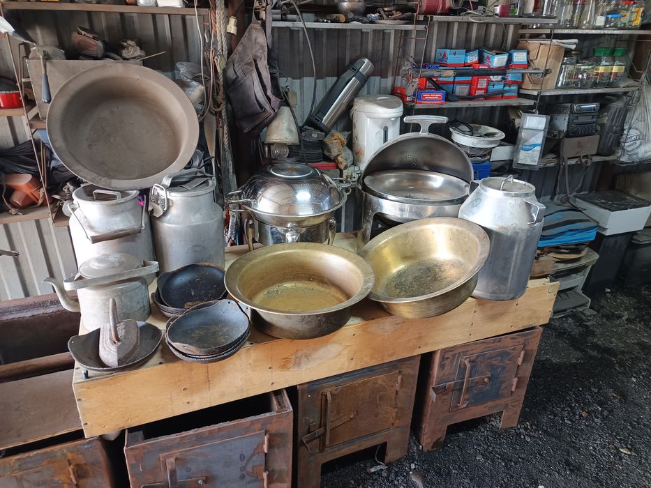 Посуда по хозяйству для дачи