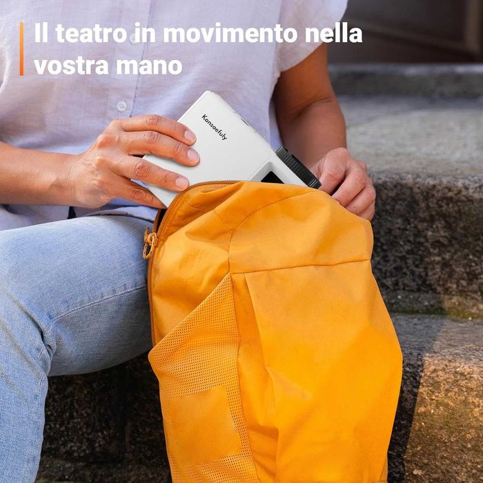 проектор Konsoefuly 200 инча, full hd 1080P, 15000 Lux, ±30° Keystone