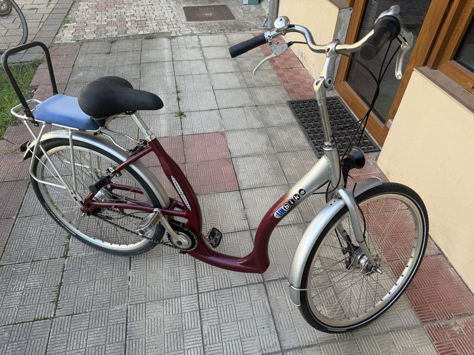 Bicicletă damă / oraș 28” – 6 viteze – scaun pasager – stare bună