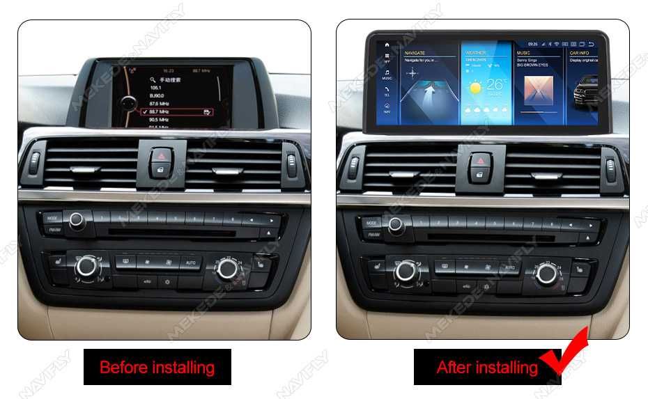 Navigatie BMW Seria 1 F20 F23 F22 F45 4/8 GB RAM Carplay Sim + Camera