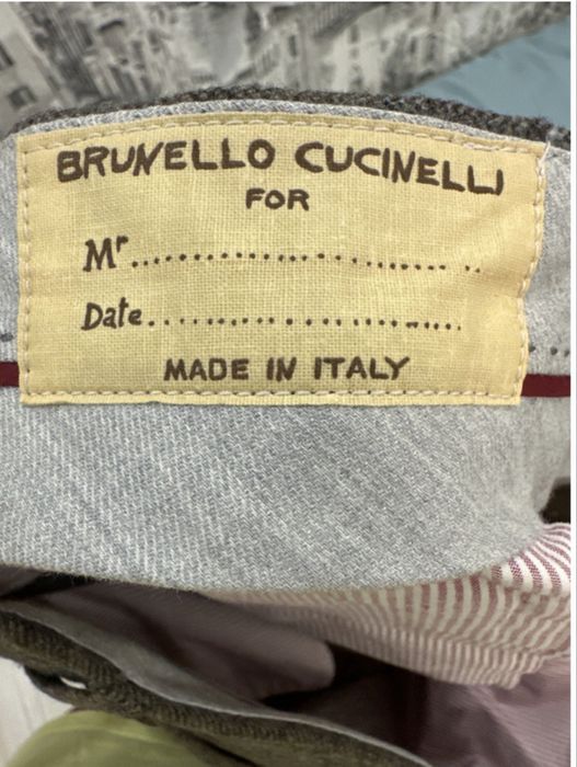 Шерстянные брюки Brunello Cucinelli