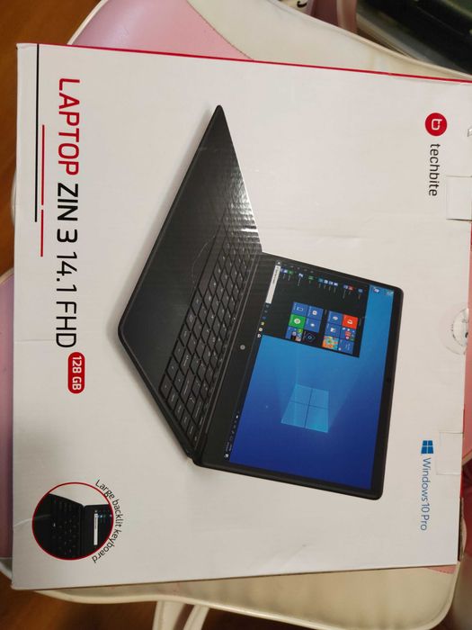 TechBite Laptop Zin 3 14.1" FHD, N4020, 4GB RAM, 128 GB M 2, Windows 10 Pro cu Licenta!