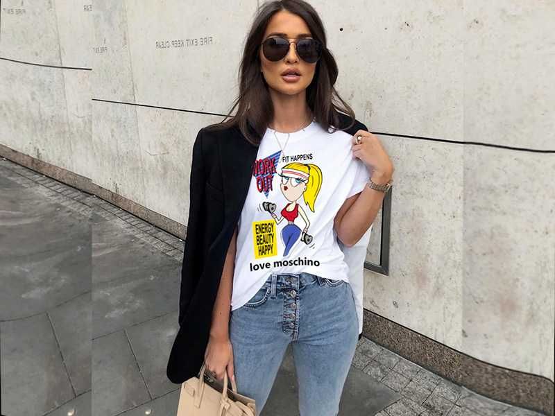 Дамска тениска Love Moschino принт 8 модела