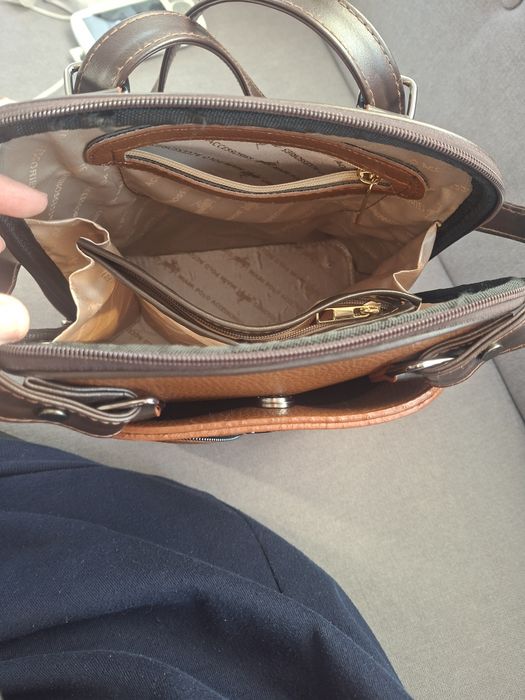 Дамска кожена раница Miami Polo Club