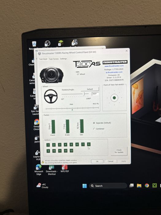 Volan gaming Thrustmaster t300rs (nu logitech)