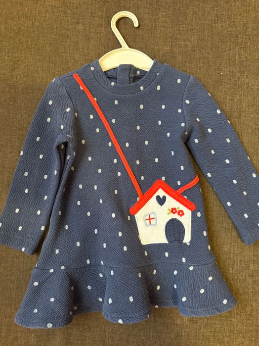 Продавам Бебешка рокля Mayoral с дълъг ръкав 12м. 80см.