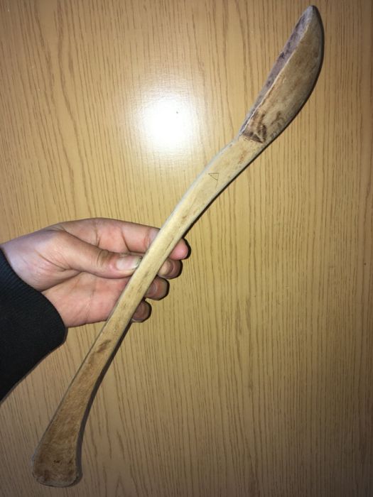 Автентичен комплект , дървена лъжица и джуруляк