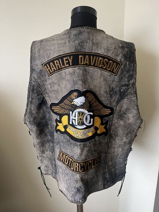 Vesta piele , Harley , biker
