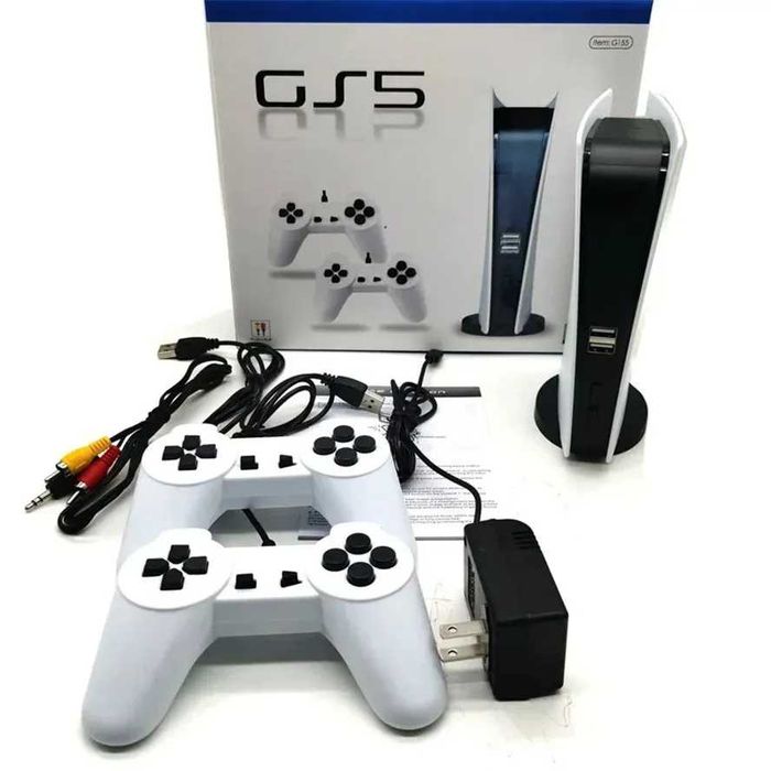 Телевизионна ретро видео игра GS5 500 игри жични джойстици PS