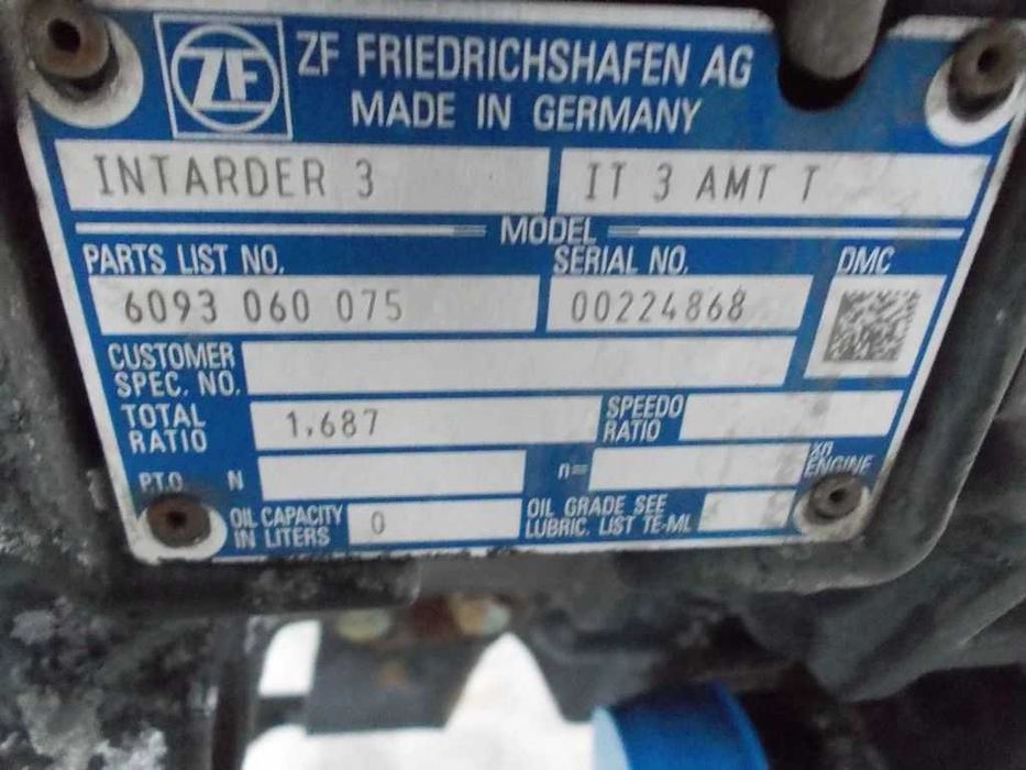 Cutie de viteze 12 AS 3141 TO pentru camion MAN - Piese de schimb MAN