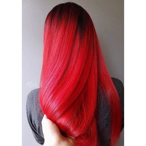 Стойкая краска для волос Anthocyanin R02 — Pure Red (ярко-красный)