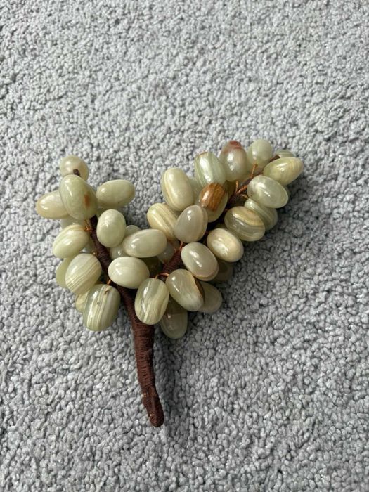 Фигури от естествен камък (оникс/калцит) костенурка, яйце и клонка