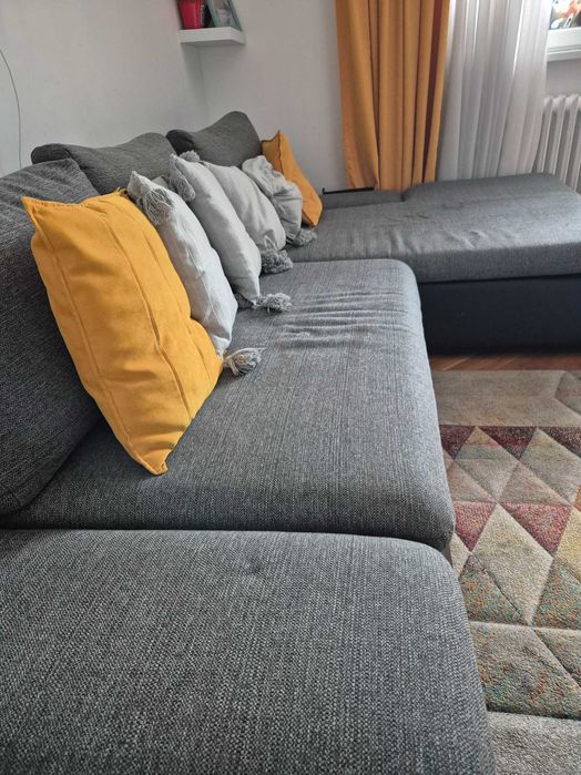 Coltar extensibil gri