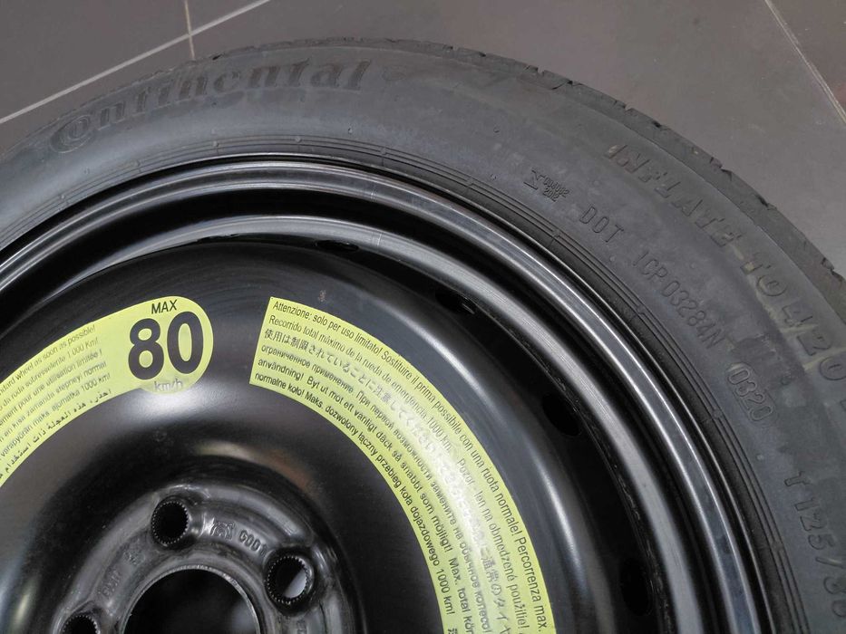 6851507 Нова 125/80 17" Резервна гума патерица BMW U06 F45 F4 F48 Mini