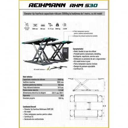Elevator foarfeca 3T pentru vulcanizare, cod-RHM S30