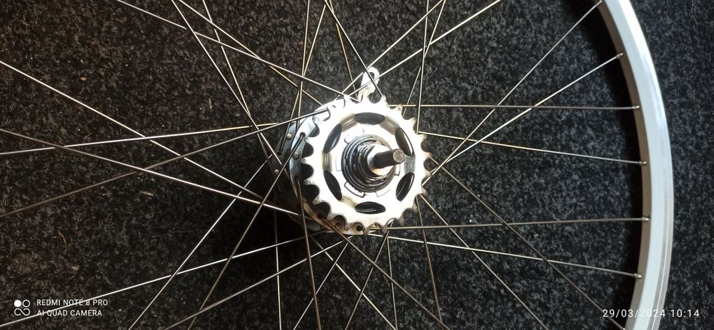 Roată 28-29 Nexus 7 spițe  Inox jantă dublă aliaj dublucapsată