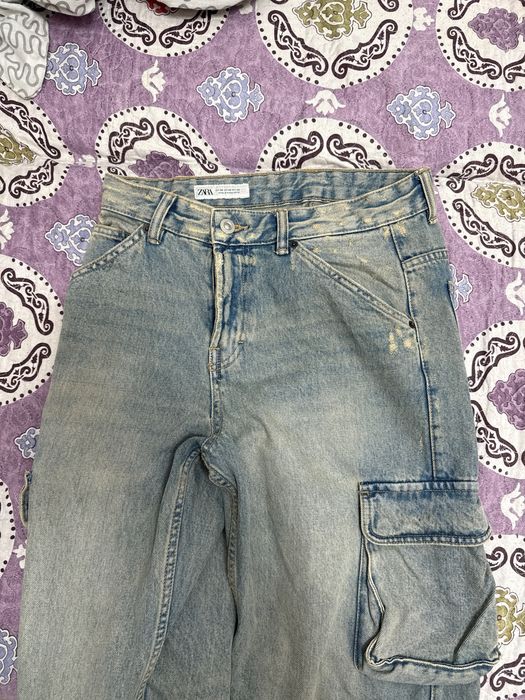 Джинсы карго Zara (оригинал, размер M / 38)