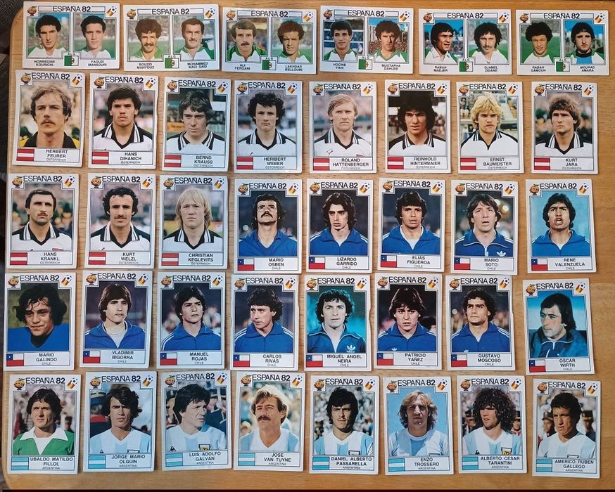 Panini world cup Mexico 86  Espana 82 Панини