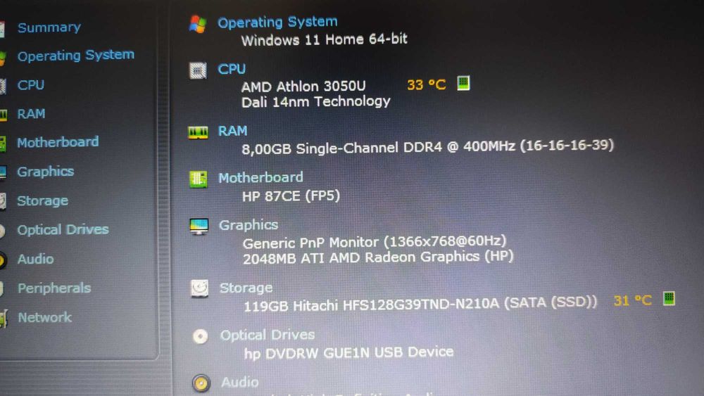 Laptop HP 255 G7 cu procesor AMD Silver 3050U