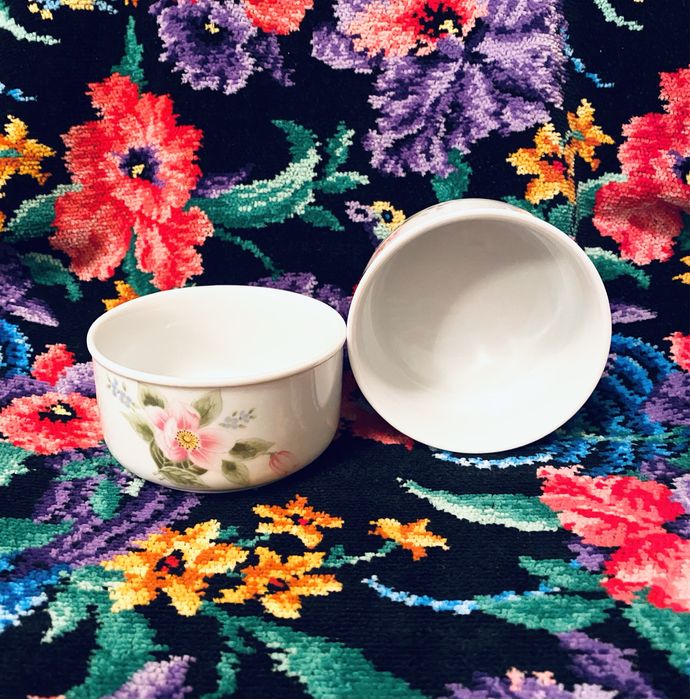 Чаши для закусок с ботаническим принтом