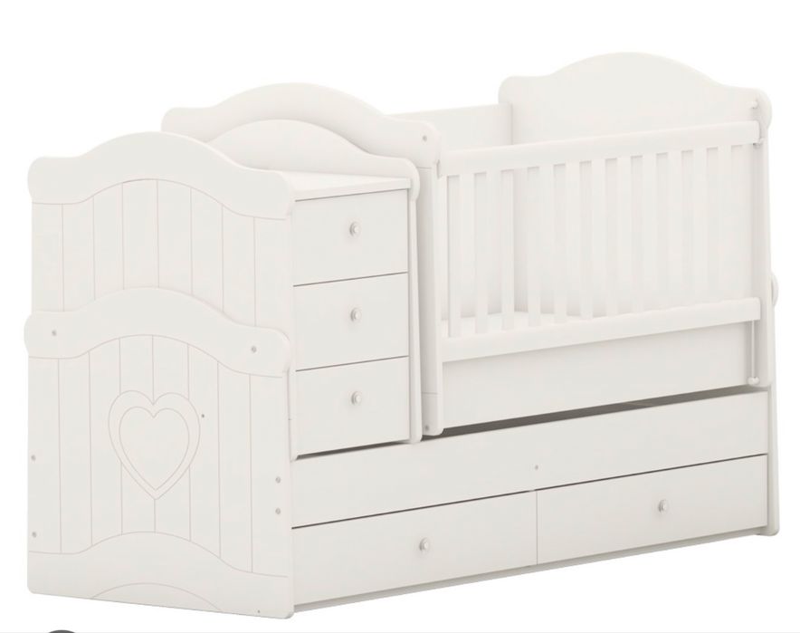 Трансформиращо се легло и бебешка кошара Arbor Baby & Junior S H