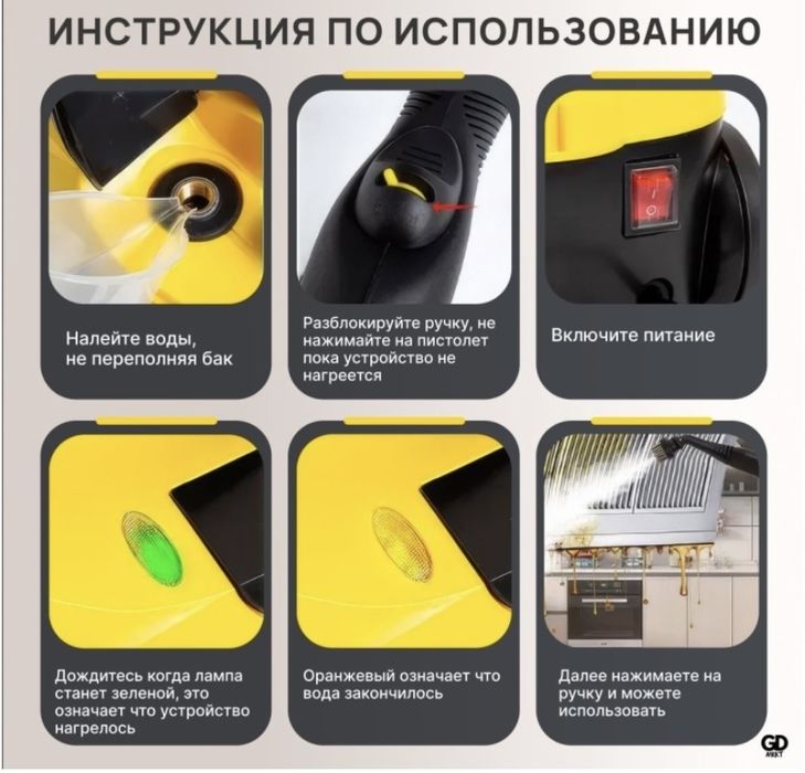 Пароочиститель в аренду