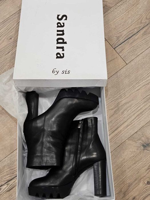 полусапожки зима/осень кожа