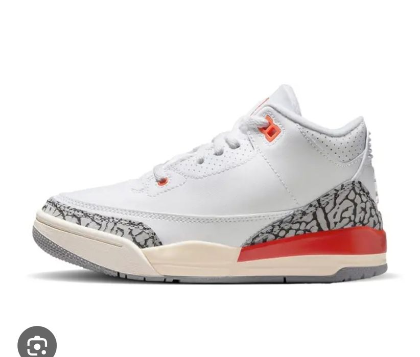 Jordan 3 retro " georgia peach" 35 originali