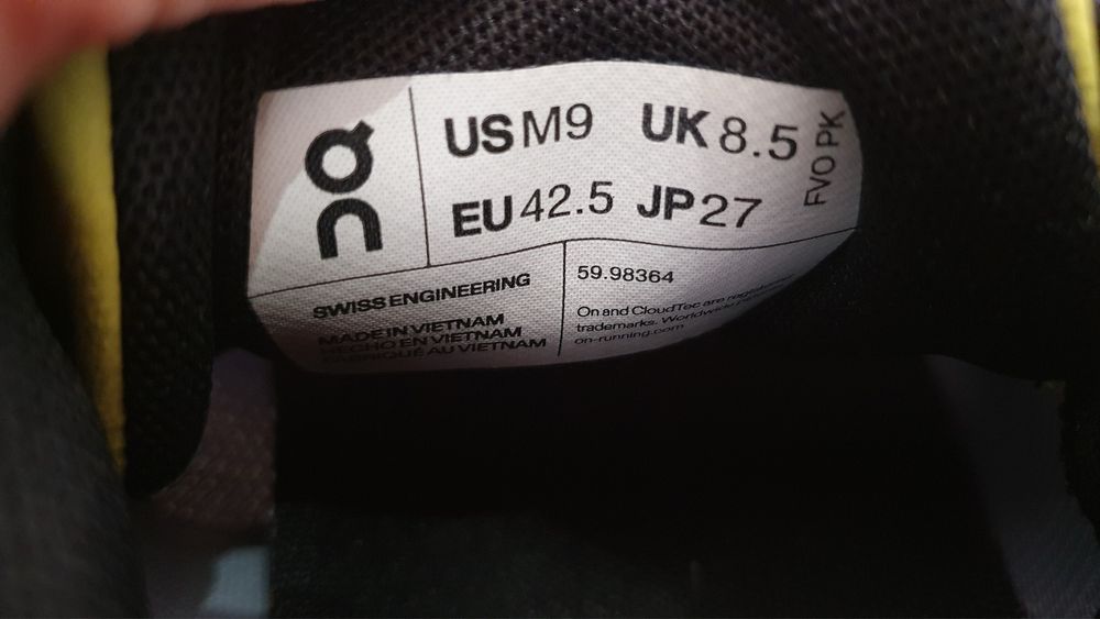 On Cloud 5 green 5998364 Номер-42,5
