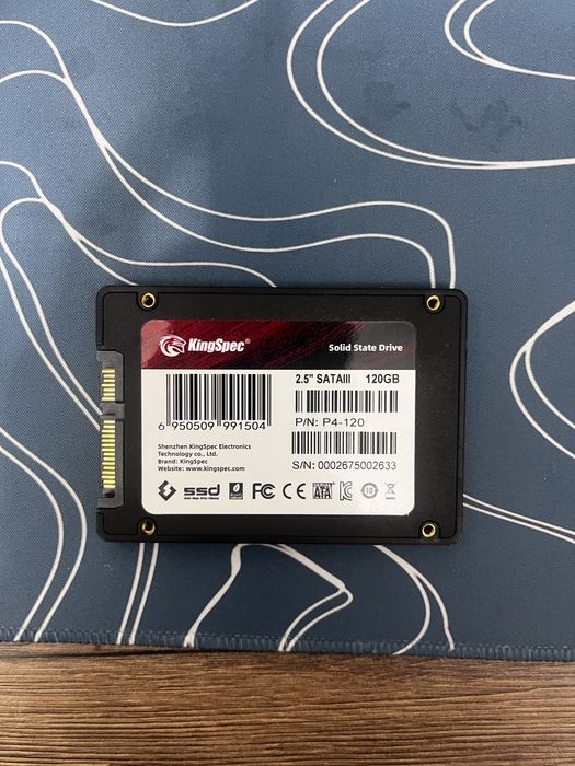 Ssd KingSpec на 120гб