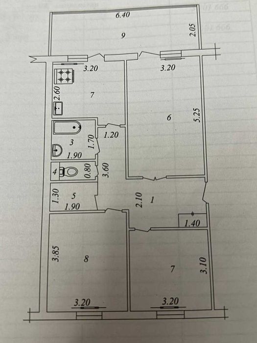 Продам 3 комнатную квартиру ТТЗ-4 Корзинка №М530