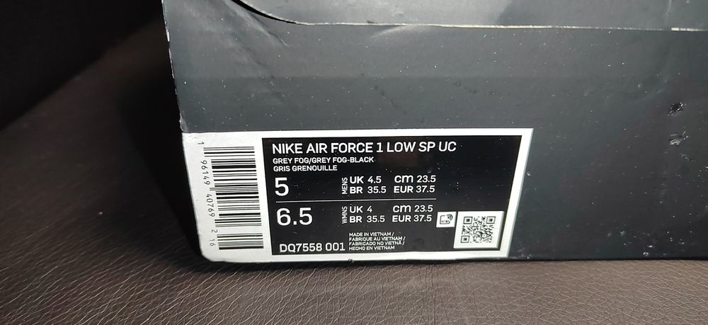 Nike Air Force 1 Low Sp Undercover, номер 37,5 и 38