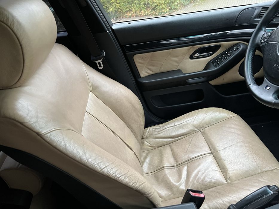 Scaune fata piele crem incalzite Bmw E39