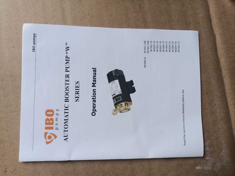 Pompa de ridicare a presiunii