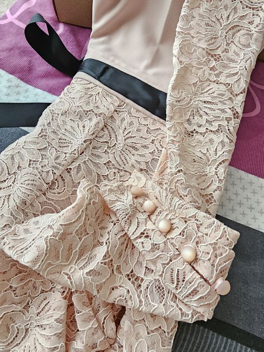 Чисто нов Розов гащеризон с дантела Replica