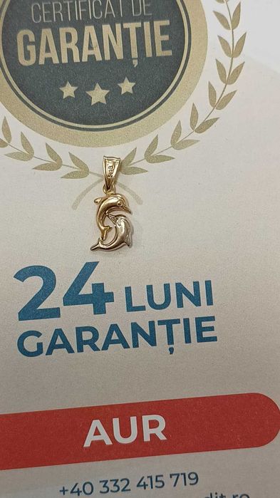 (Ag24) Pandantiv aur 14K 0.74gr B45140.1 Garantie 2 ani!
