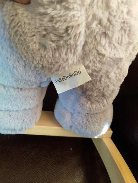 Дървено слонче люлка