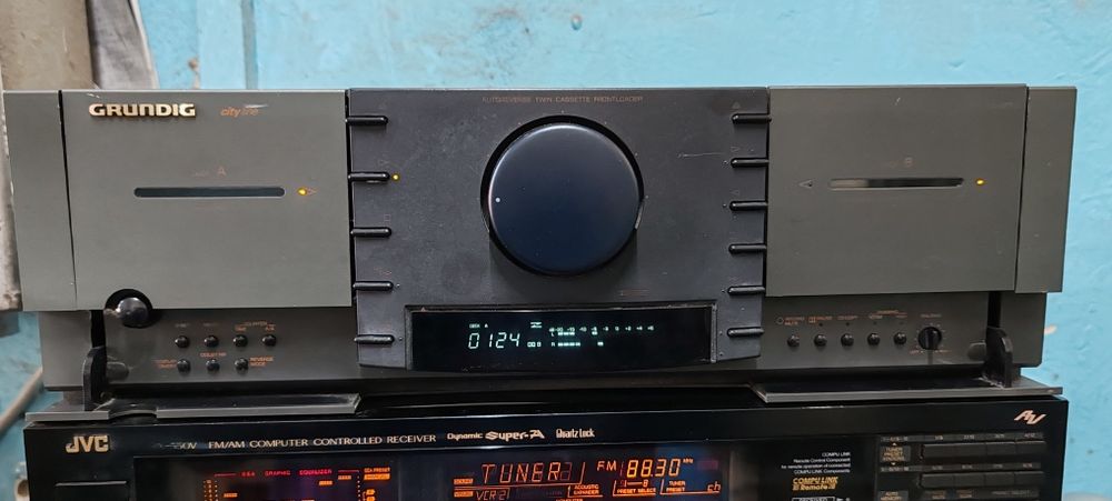 Casetofoane deck Grindina,Sherwood și amplificator JVC