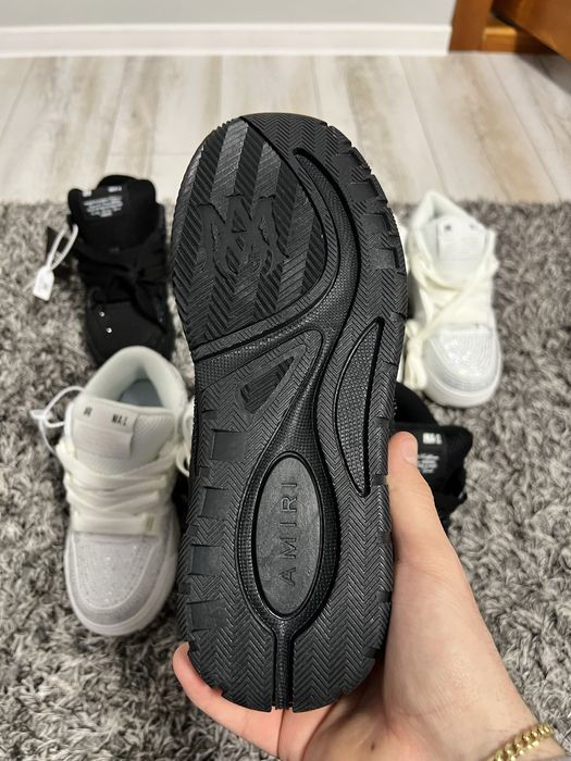 Amiri MA 1 Crystal Black White Negrii Albi