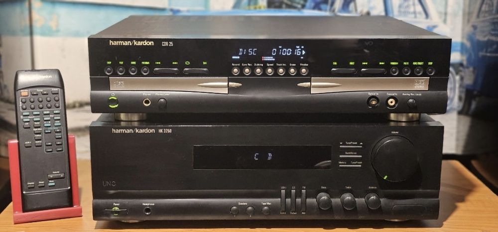 Harman Kardon HK 3250 amplificator statie amplituner sau  CDR 25 cd pl