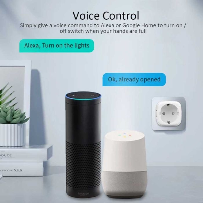 Енергиен монитор електромер Смарт Wifi контакт Ватметър през Android